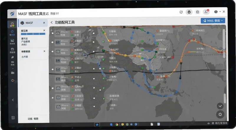 MASF Tool配网工具主界面功能预览图