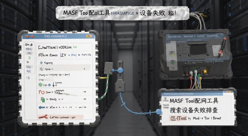MASF Tool配网工具搜索设备失败排查图