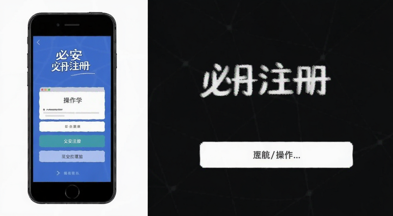 必安注册页面手机端操作界面预览图