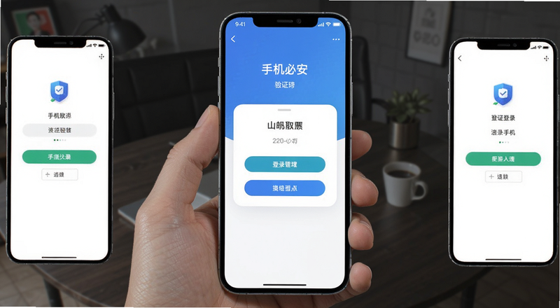 手机必安登录验证码界面预览图