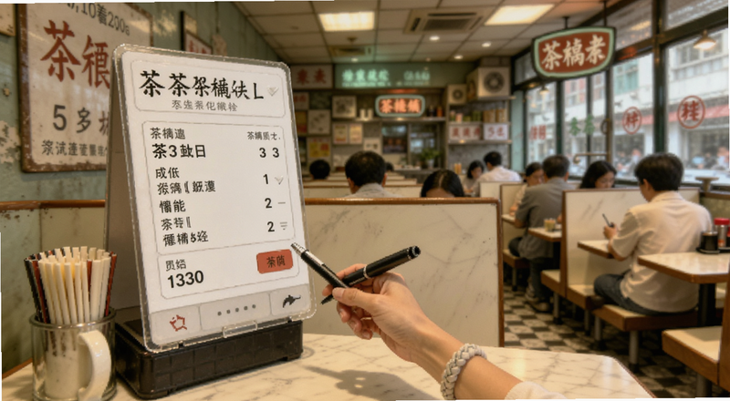 茶餐厅点单场景预览图