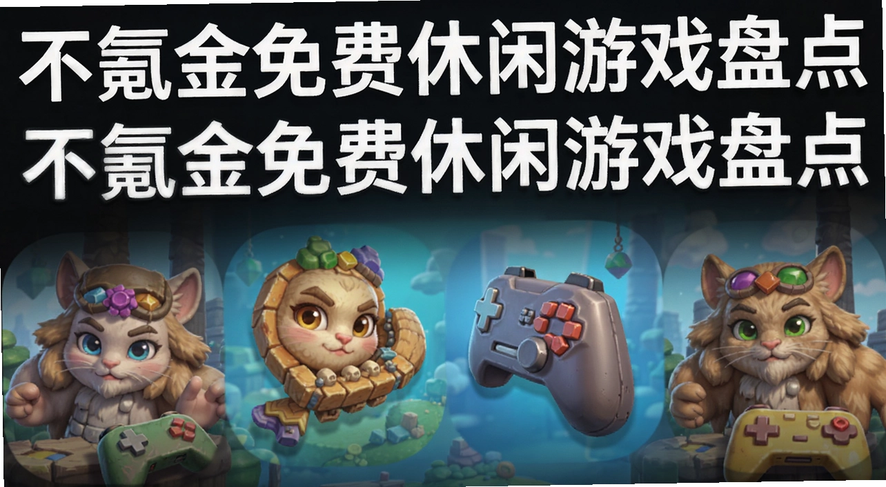 不氪金免费休闲游戏盘点