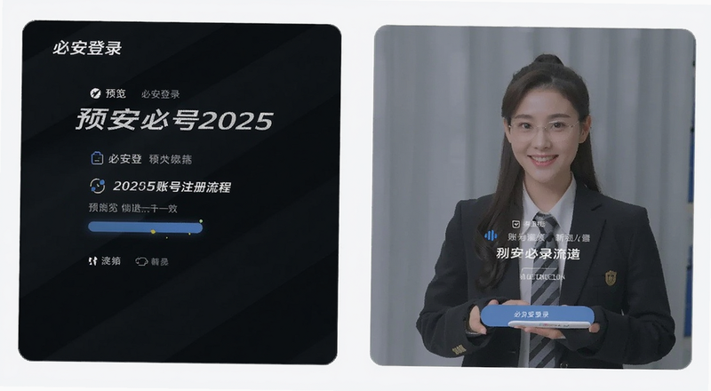 必安登录2025账号注册流程预览图