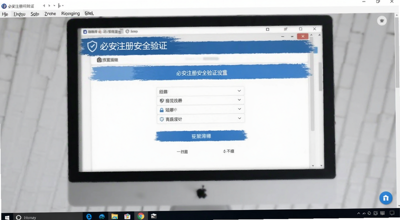 必安注册安全验证设置界面预览图
