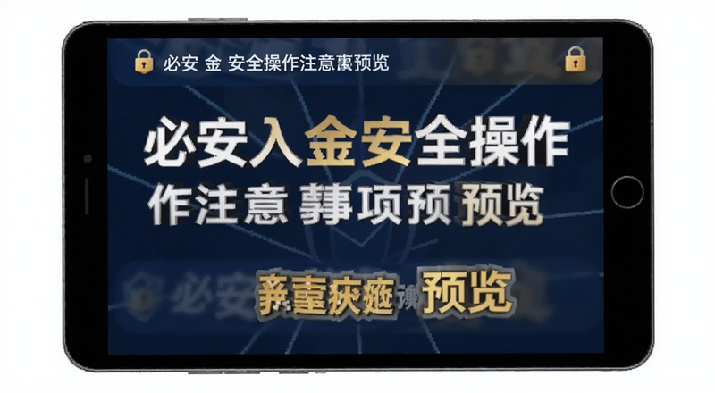 必安入金安全操作注意事项预览图