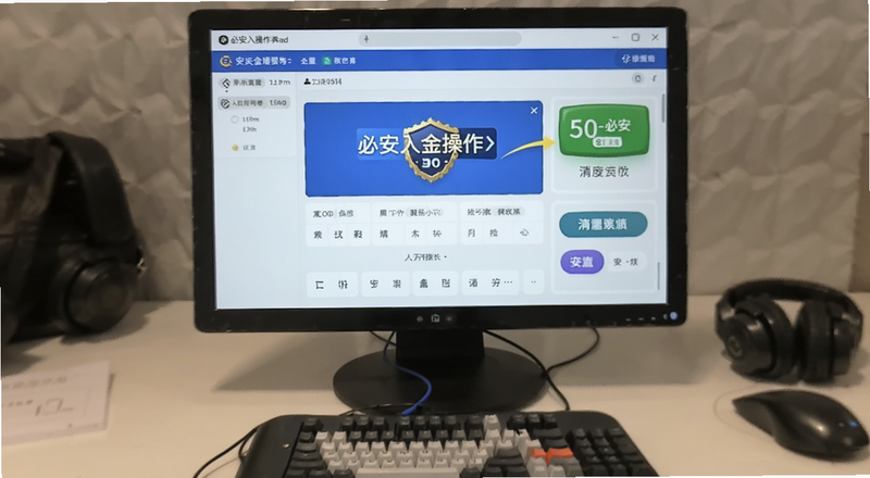 必安入金操作界面预览图
