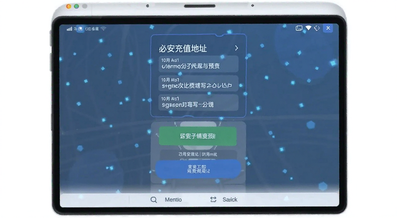 必安充值地址与Memo填写示意预览图