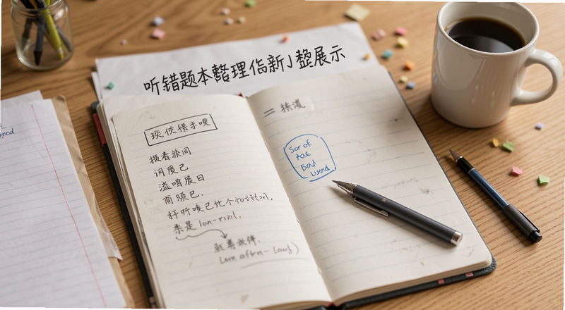 英语听力错题本整理展示图