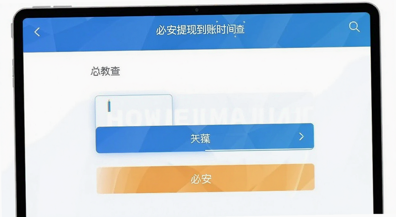 必安提现到账时间查询界面预览图