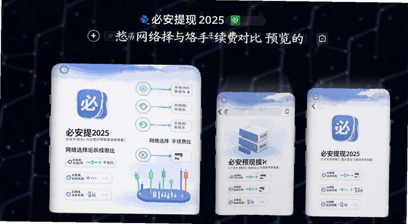 必安提现2025网络选择与手续费对比预览图