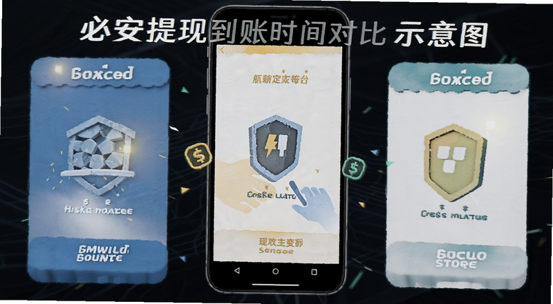 必安提现到账时间对比示意图