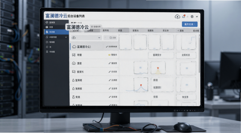 富澜德冷云后台设备列表界面预览图