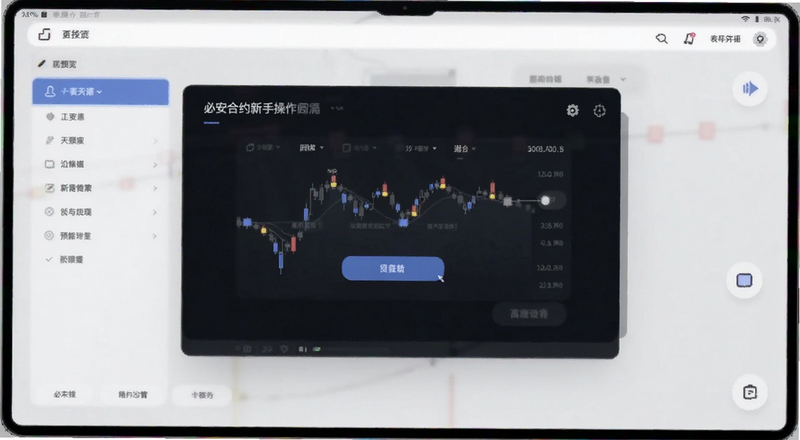 必安合约新手操作界面预览图