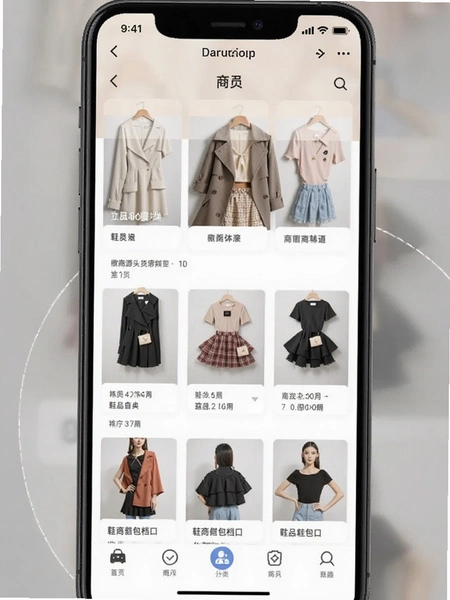 ΢��Դͷ��ԴAPP��ҳ��Ʒ��������ͼ �ֻ���ĻչʾŮװЬ������