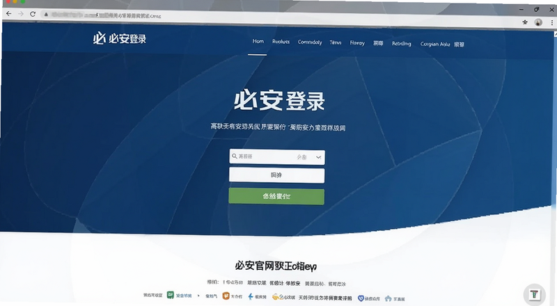必安官网登录页面预览图