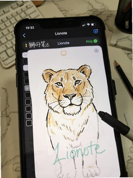 ʨ�ӱʼ�Lionote��д�װ幦�ܽ���Ԥ��ͼ