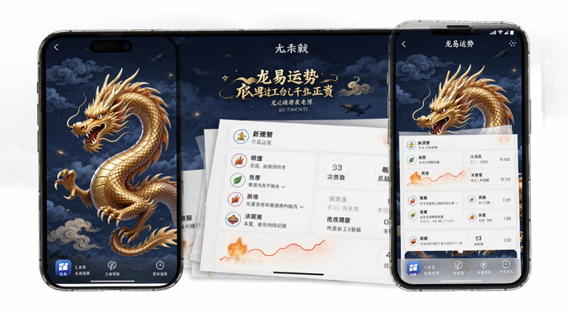 龙易运势手机界面预览图