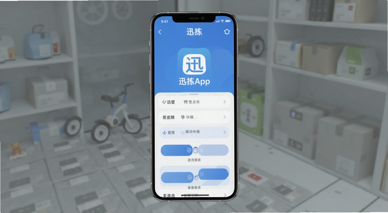 迅拣App操作界面预览图
