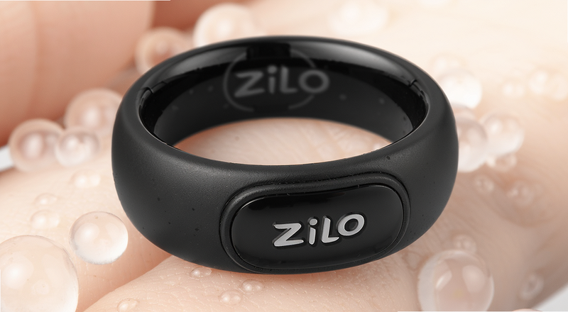 Zilo智能戒指磨砂黑外观细节图