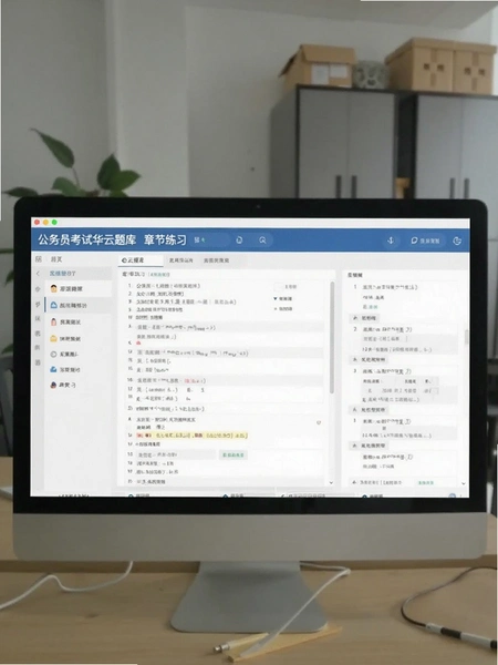 公务员考试华云题库章节练习界面预览图