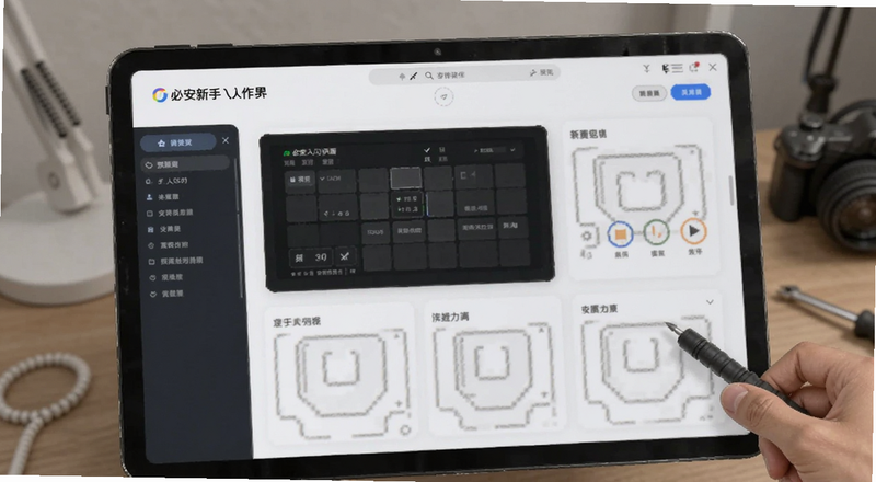 必安新手入门操作界面预览图