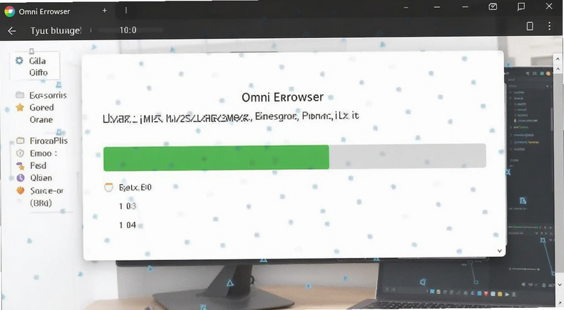 Omni浏览器安装进度界面截图