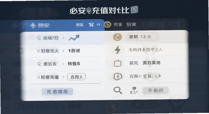 必安充值方式对比图预览图