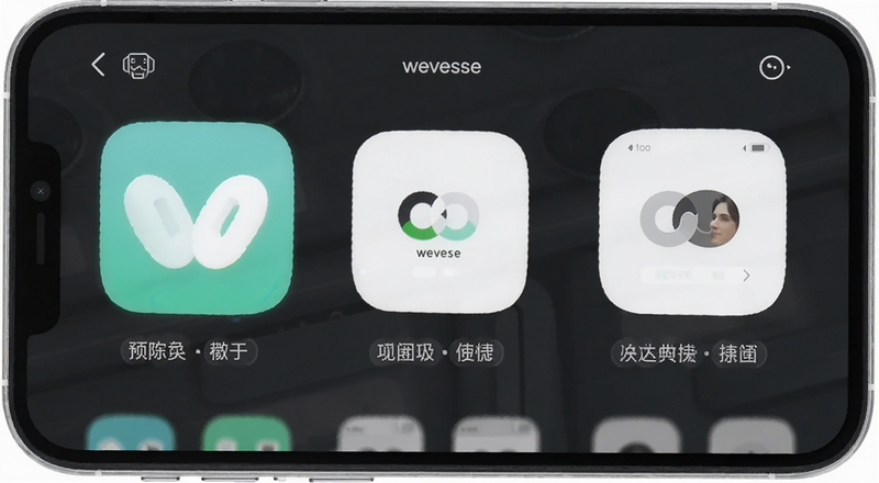 weverseӦ�������湦�ܱ�ǩԤ��ͼ