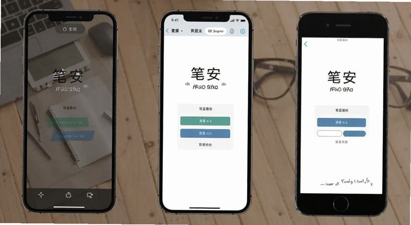 笔安登录页面手机端操作界面预览图