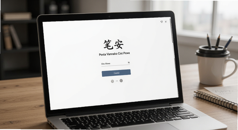 笔安登录页面预览图