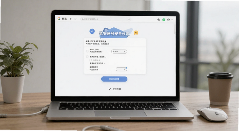 笔安账号安全设置页面预览图