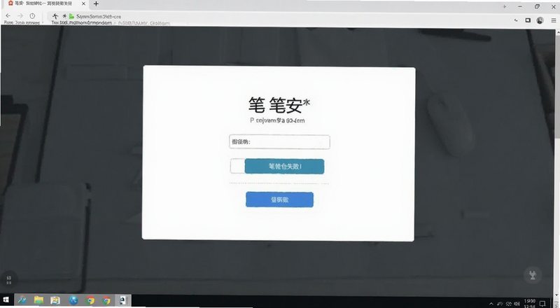 笔安登录失败提示页面预览图
