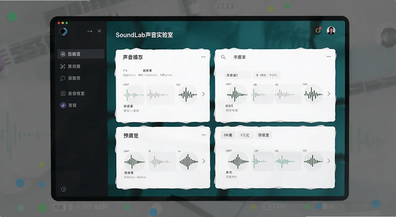 SoundLab����ʵ���������湦�ܷ���Ԥ��ͼ