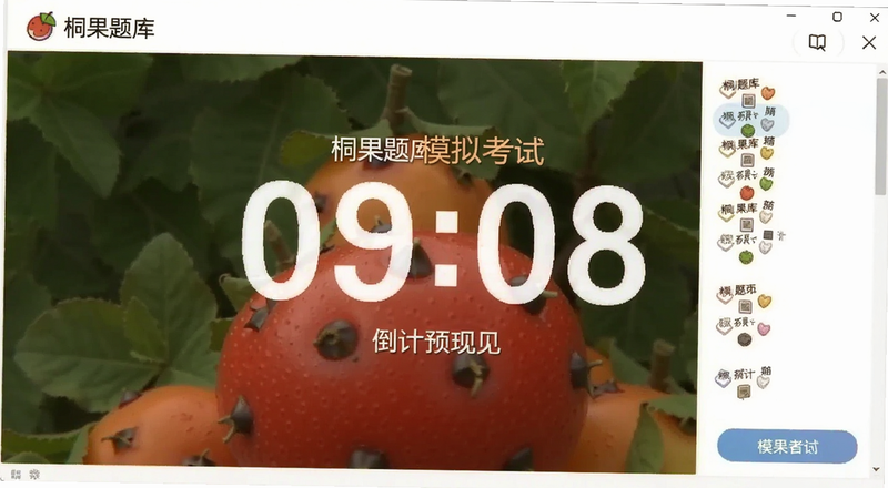 ͩ�����ģ�⿼�Ե���ʱ����Ԥ��ͼ