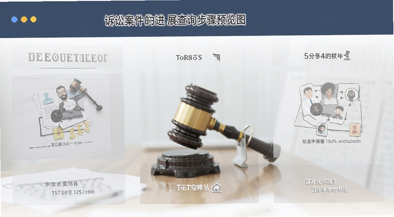 诉讼案件进展查询步骤预览图