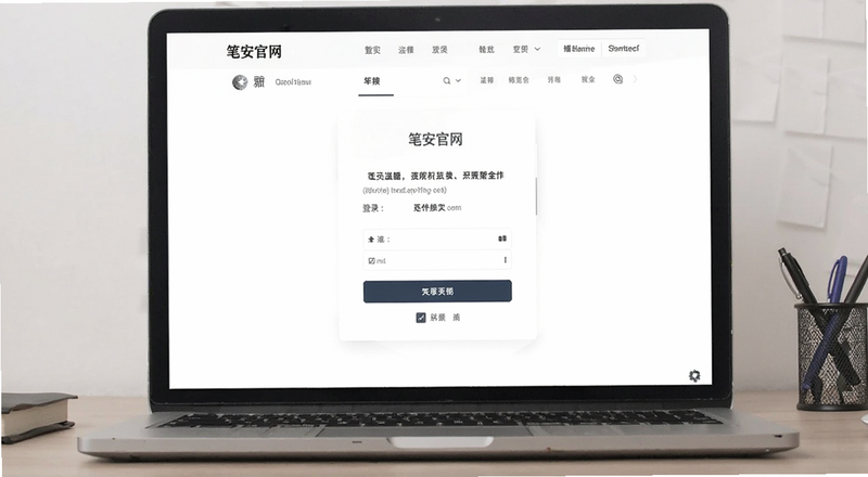 笔安官网首页登录界面预览图