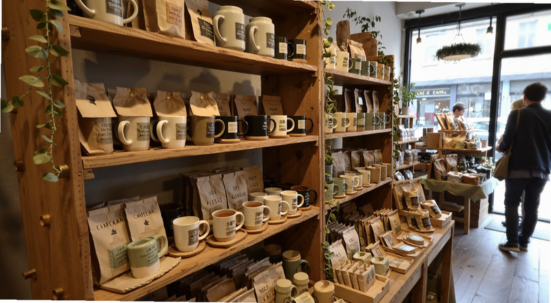 小店铺货架商品陈列实景