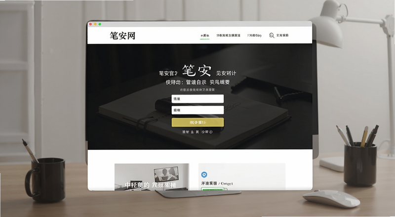 笔安官网首页登录界面预览图