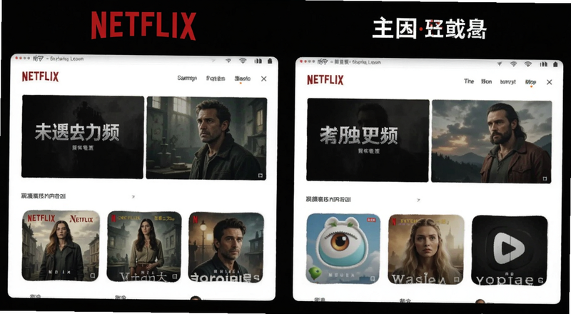 Netflix�����������ƵApp�Ա�ͼ