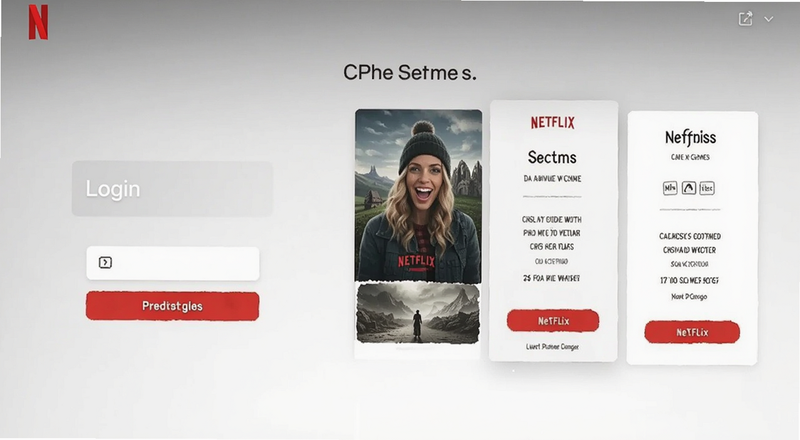 Netflix��¼�������ײ�ѡ���ͼ