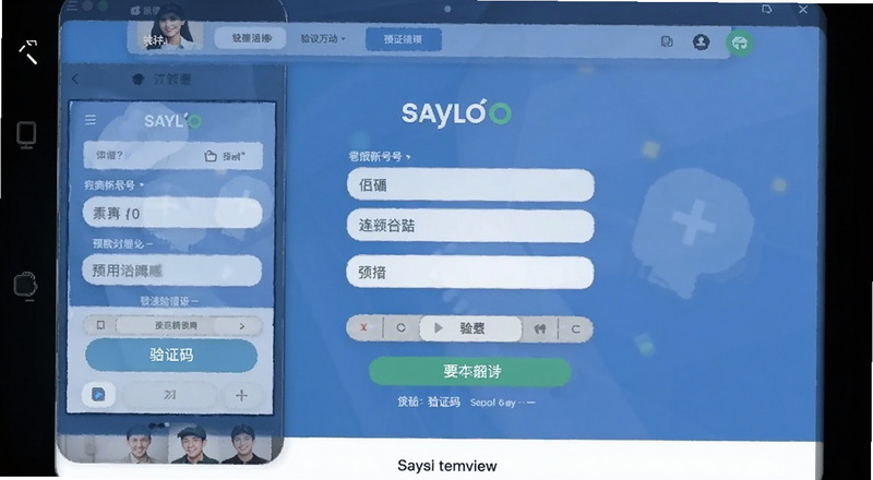 Sayloע��ҳ����д�ֻ��Ż�ȡ��֤��Ԥ��ͼ