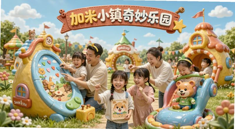 加米小镇奇妙乐园亲子互动游玩场景预览图