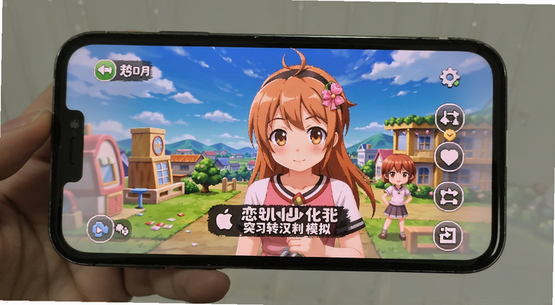 苹果手机玩恋爱喜剧突转汉化版模拟器界面预览图