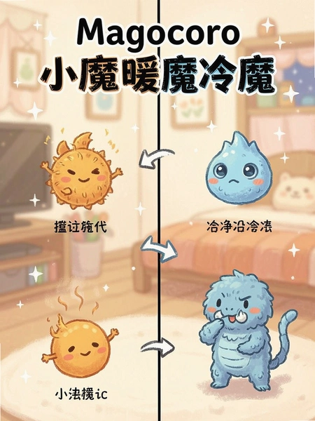 Magocoro小魔暖魔冷魔性格对比