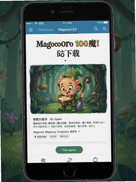 Magocoro小魔官方下载页面示意