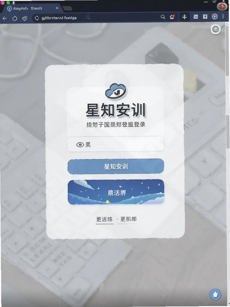 ��֪��ѵ��¼ҳ���ͼ
