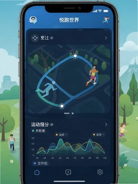 ��������app�˶��켣����������չʾͼ