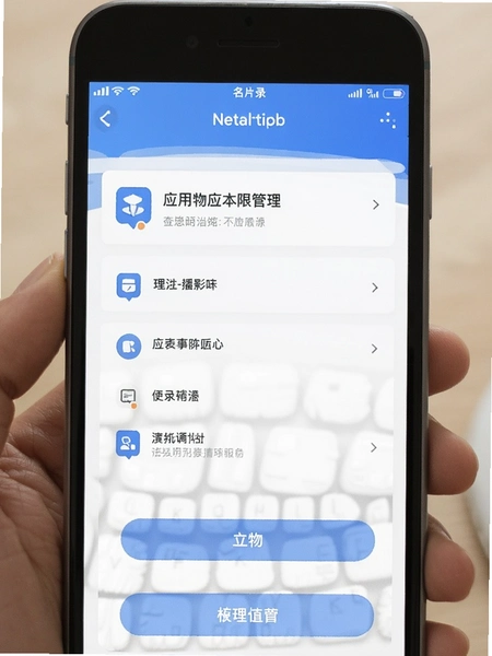 名片录 应用权限管理页面