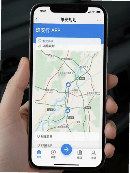 �۰���APP��·�滮ҳ��չʾ