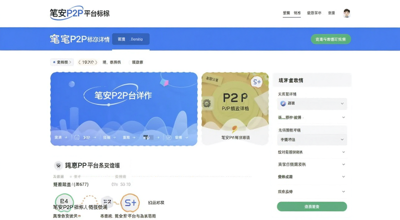 �ʰ�P2Pƽ̨�������ҳ��Ԥ��ͼ